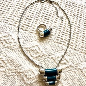 Necklace and matching ring by Lia Sophia
